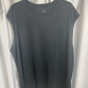 HB Men’s Big and Tall Size 2XL Black Sleeveless Top Athletic